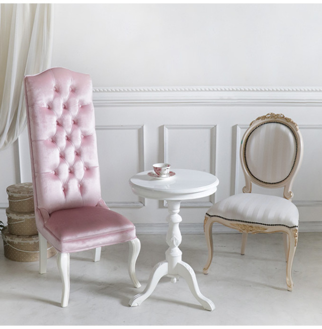 チェア,ハイバック,椅子,イス,1人掛け,1人用,デザインチェア,1Pソファ,ロココ調,マノンロココ