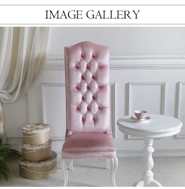 チェア,ハイバック,椅子,イス,1人掛け,1人用,デザインチェア,1Pソファ,ロココ調,マノンロココ