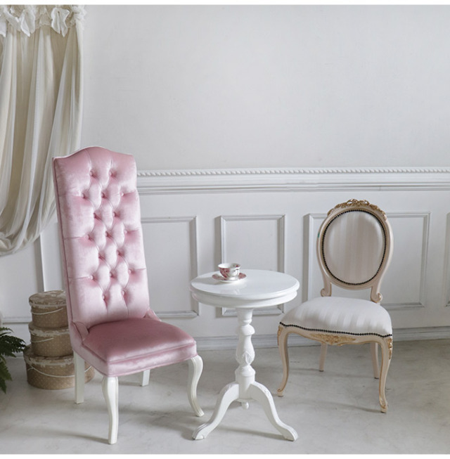 チェア,ハイバック,椅子,イス,1人掛け,1人用,デザインチェア,1Pソファ,ロココ調,マノンロココ