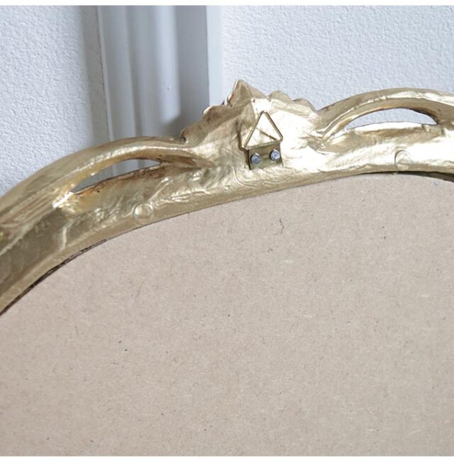 イタリア製 ウォールミラー 壁掛け鏡 ゴールド｜おしゃれインテリア