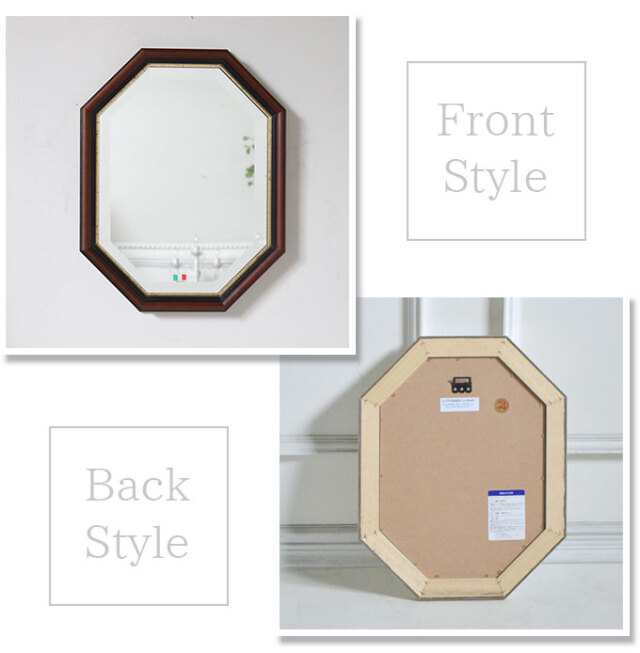 ミラー,壁掛け鏡,イタリア製,風水,ウッド