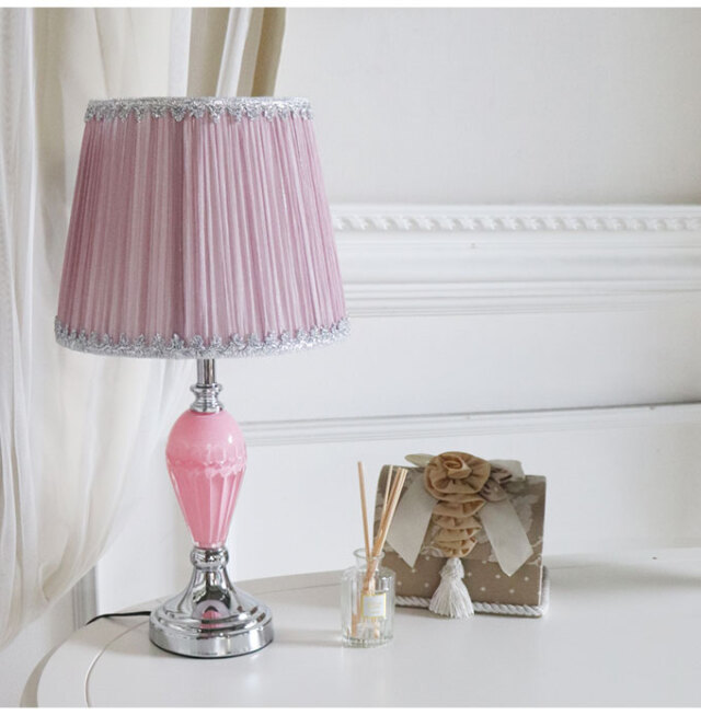 ランプ,間接照明,卓上,ロココ,ピンク
