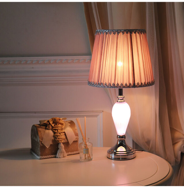 ランプ,間接照明,卓上,ロココ,ピンク