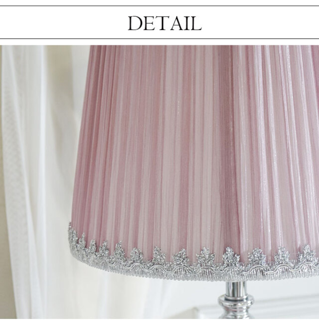 ランプ,間接照明,卓上,ロココ,ピンク