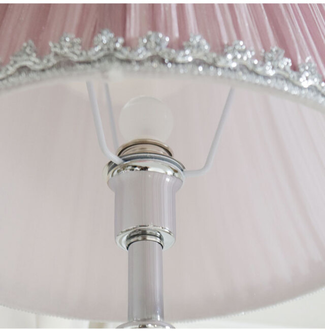 ランプ,間接照明,卓上,ロココ,ピンク