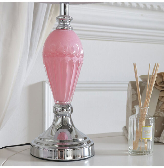 ランプ,間接照明,卓上,ロココ,ピンク