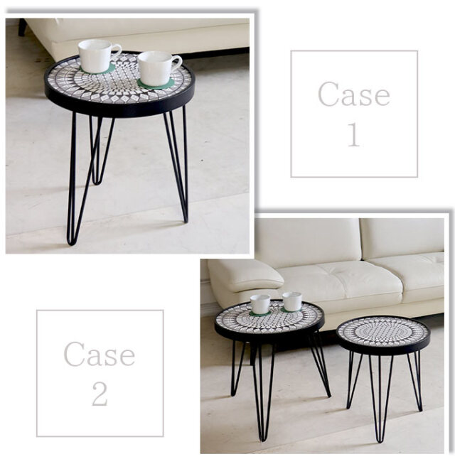 サイドテーブル,幅48cm,丸テーブル,おしゃれ