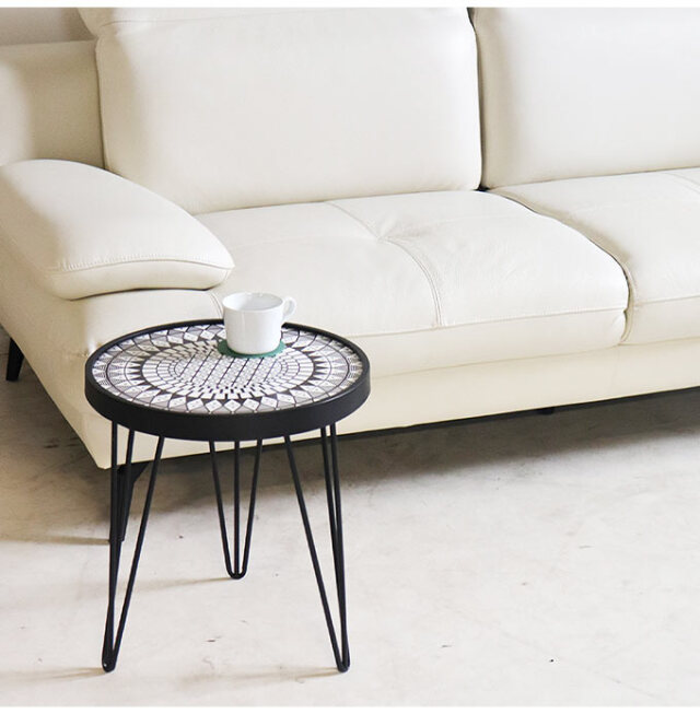 サイドテーブル,幅48cm,丸テーブル,おしゃれ