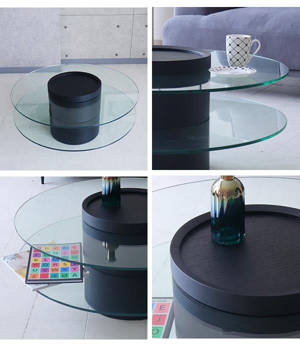 テーブル,センターテーブル,ガラス,円形,モダン