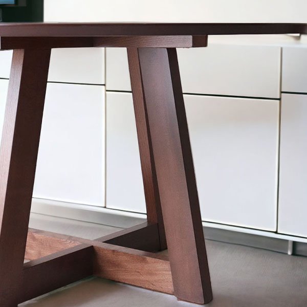 ダイニングテーブルセット,5点,おしゃれ,木製,北欧,インダストリアル,革,皮,丸型,120cm-4