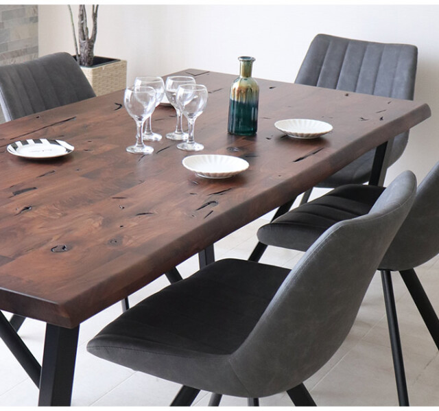 ダイニングセット7P,ソリッド,ウォールナット,6人用