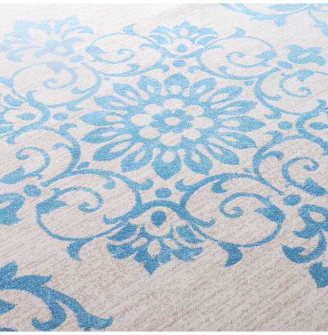 ラグマット,280×200cm,クラシック,ポルナレフブルー