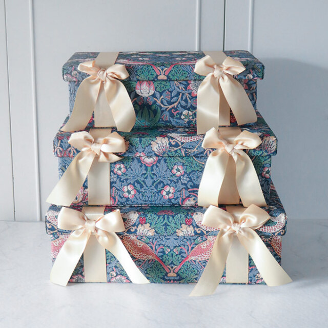 ジェニファーテイラー BOX3Pセット イチゴ泥棒｜おしゃれインテリア