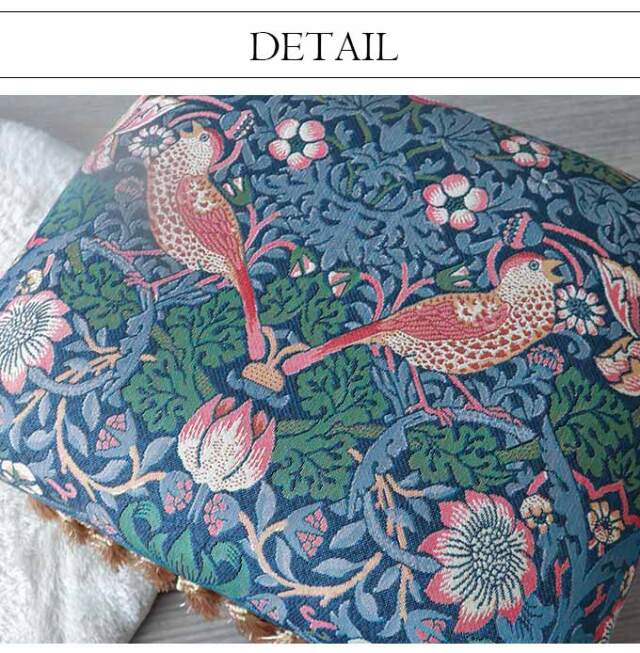 ジェニファーテイラー,スツール,オットマン,イチゴ泥棒