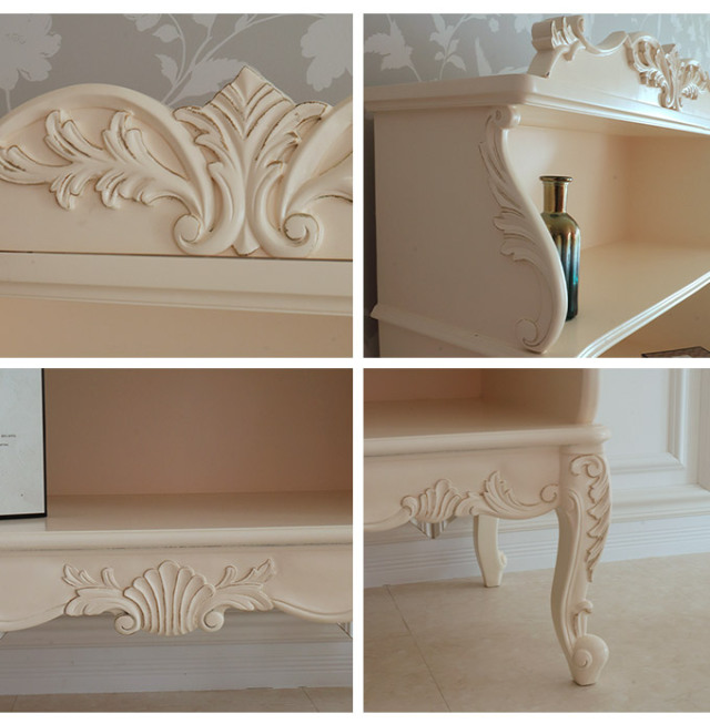 オープン棚,壁面収納,おしゃれ,白家具,姫系,ロココ調