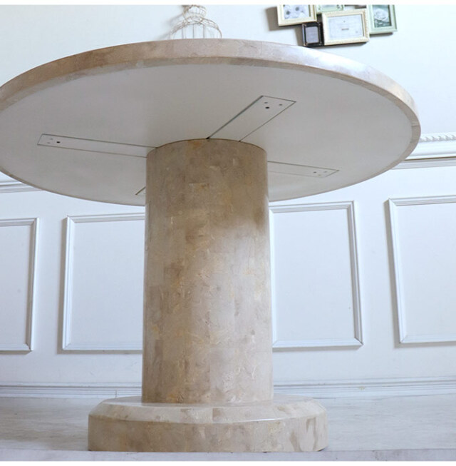 大理石,ダイニングテーブル,110cm,おしゃれ,円形