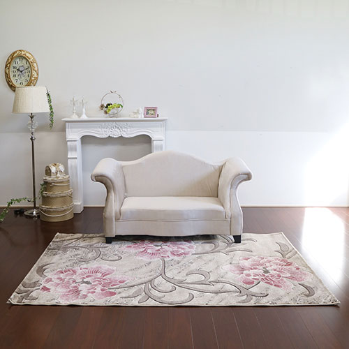 古着 ビンテージ 60s 70s 野苺 マット 絨毯 キャンプ ラグ 希少 美品