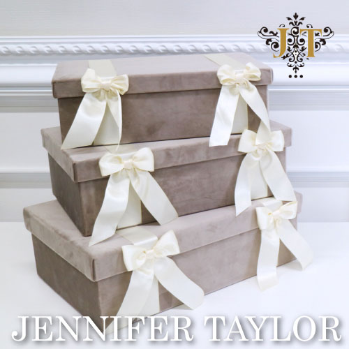 【まとめ買い割引対象品】 ジェニファーテイラー Jennifer Taylor BOX3Pセット-Velours-GB 【送料無料】