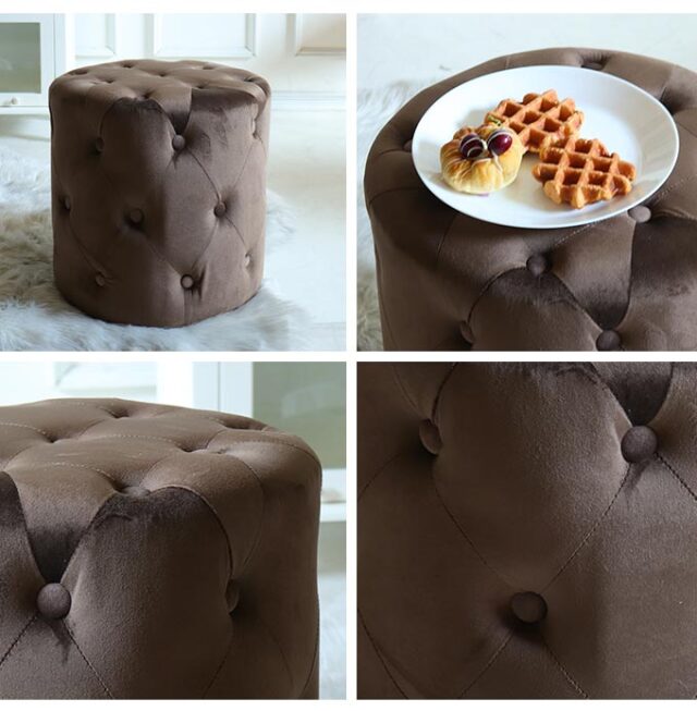 スツール,1人掛け,チェア,マカロン,ブラウン