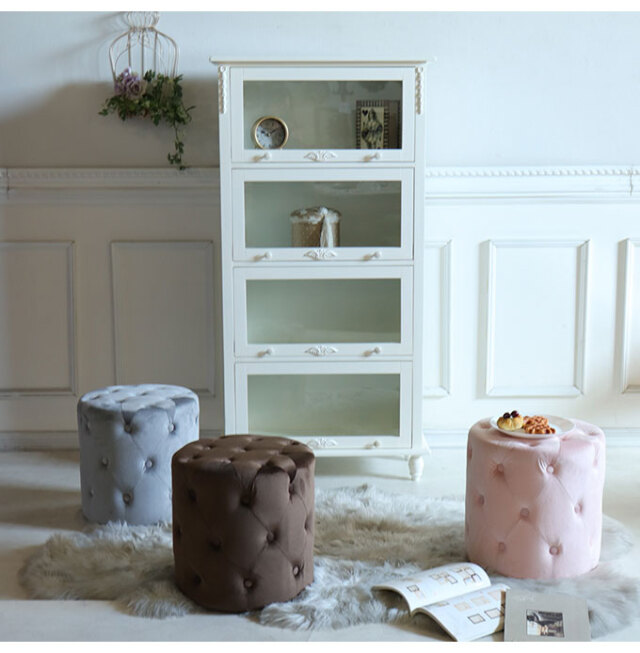 スツール,1人掛け,チェア,マカロン,ブラウン