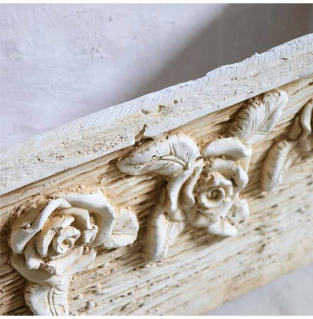 アンティーク 薔薇レリーフ イタリア ミラー 鏡台 キャビネット IH  