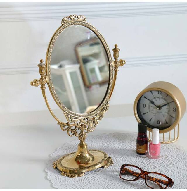 鏡,ミラー,卓上,クラシカル,イタリア製