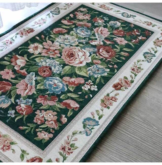 ラグ,ラグマット,80×50cm,ローズ,ミックス