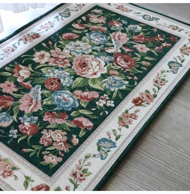 ラグ,ラグマット,120×70cm,ローズ,ミックス