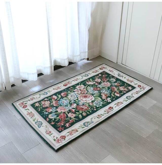 ラグ,ラグマット,120×70cm,ローズ,ミックス