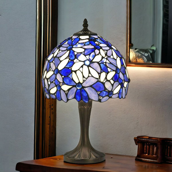 欧風 天井照明 クリエイティブ ステンドグラス コンセプト ブルーハートE 