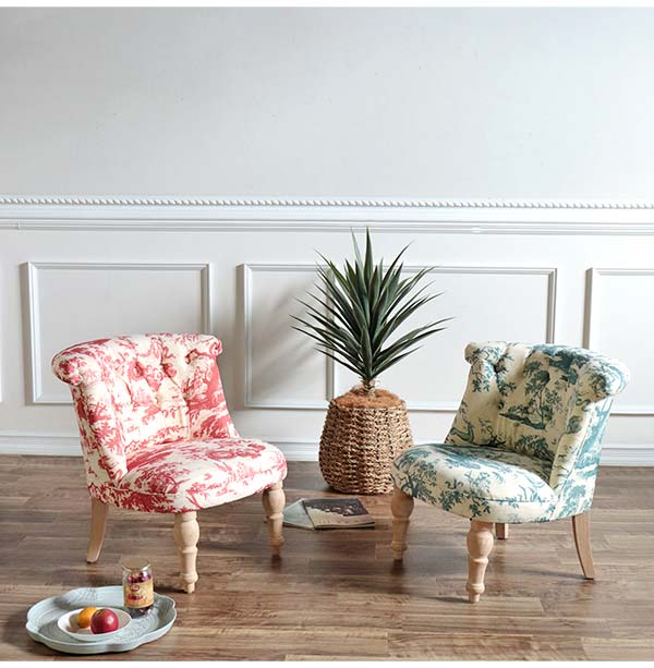 輸入家具 ボヌールチェア ラムズゲイトソファ 一人掛け レッド(赤  