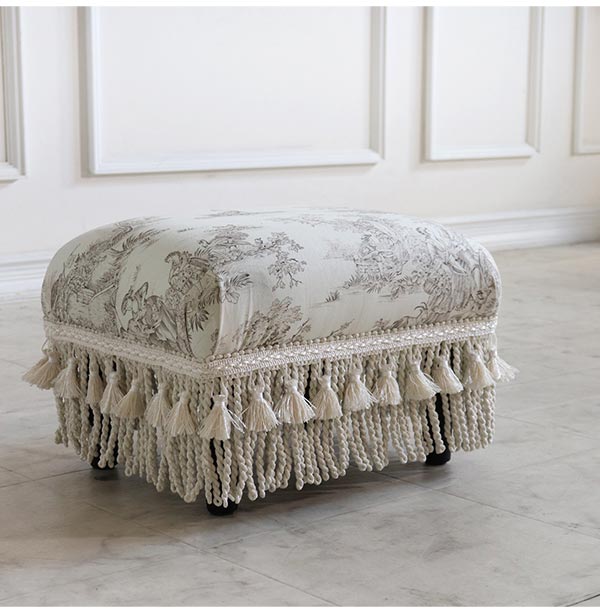 ジェニファーテイラー スツール(オットマン、フットスツール) Toile de  