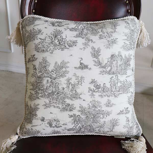 ジェニファーテイラー,クッション,トワルドジュイ