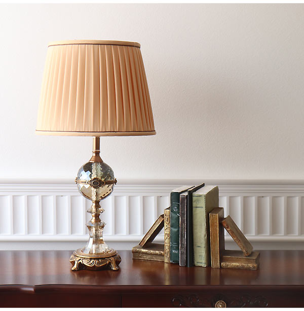 テーブルランプ,照明,アンティーク風,ロココ,オレンジ