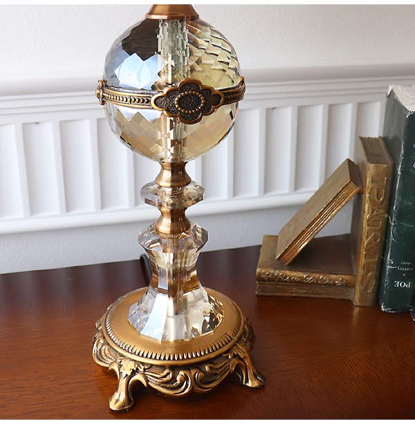 テーブルランプ,照明,アンティーク風,ロココ,オレンジ