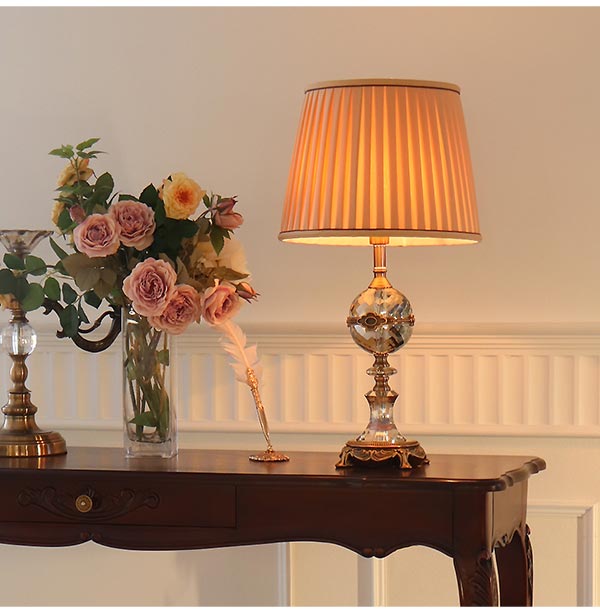 テーブルランプ,照明,アンティーク風,ロココ,オレンジ