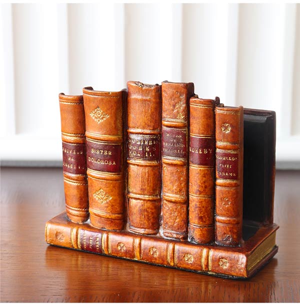 イギリス製 アンティーク風 ブック型レターラック｜おしゃれインテリア  