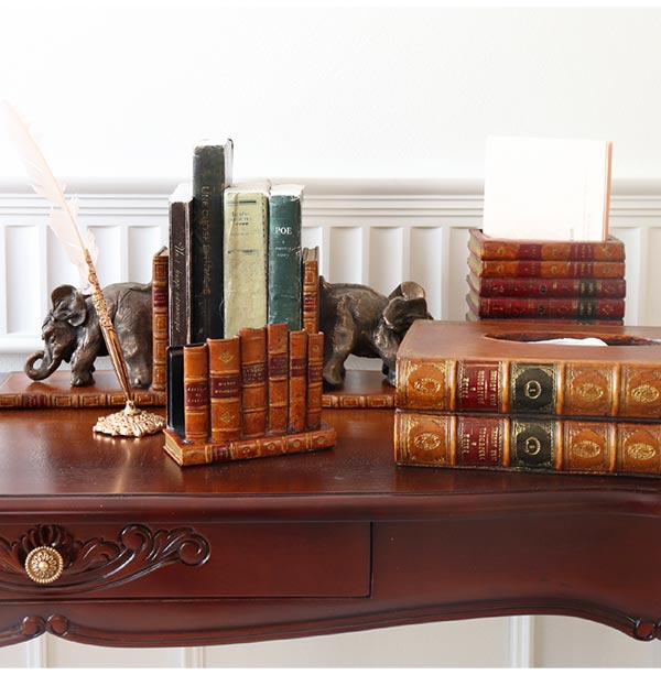 イギリス製 アンティーク風 ブック型レターラック｜おしゃれインテリア  