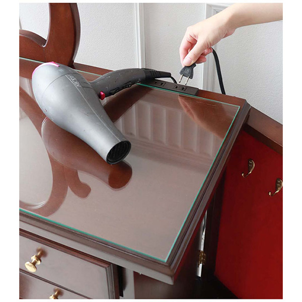 ドレッサー ドレッサーチェスト ジュエリーチェスト コンセント アンティーク ジュエリーボックス付き 輸入家具 スツール付き