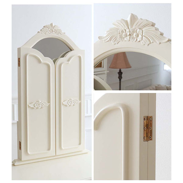 おしゃれな輸入家具専門店 人気の三面鏡ドレッサー