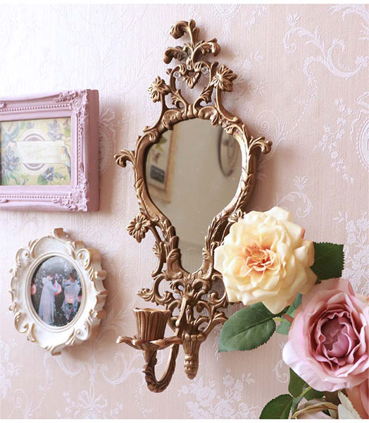 値下げ　イタリアアンティークミラー　美品♡ アンティーク 卓上ミラー st601aアンティーク仕上げ イタリア製