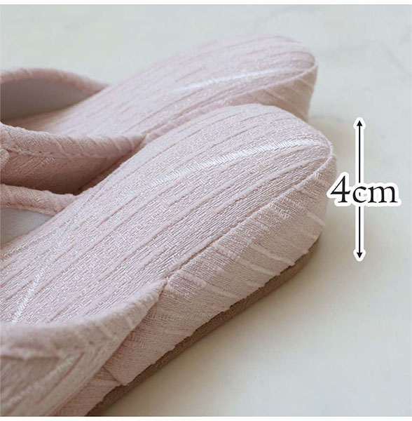 おしゃれな輸入家具専門店 4cm ヒールスリッパ 室内-3