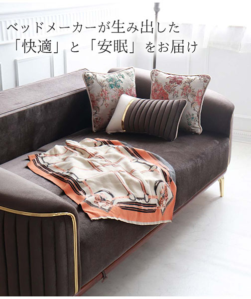 輸入家具らしい、おしゃれなクラシックデザインのソファベッドになる3Pソファ(ブラウン)