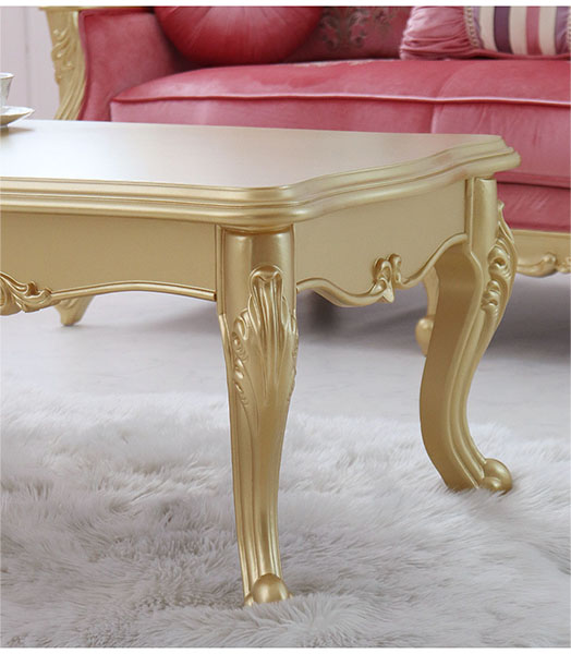 ゴールドセンターテーブル 120cm 輸入家具 リビングテーブル 高級 金