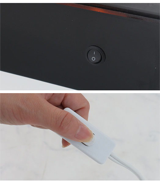 アンティーク調 マントルピース（フェイクファイヤー付）ホワイト 暖炉 100cm 開梱設置付き-11