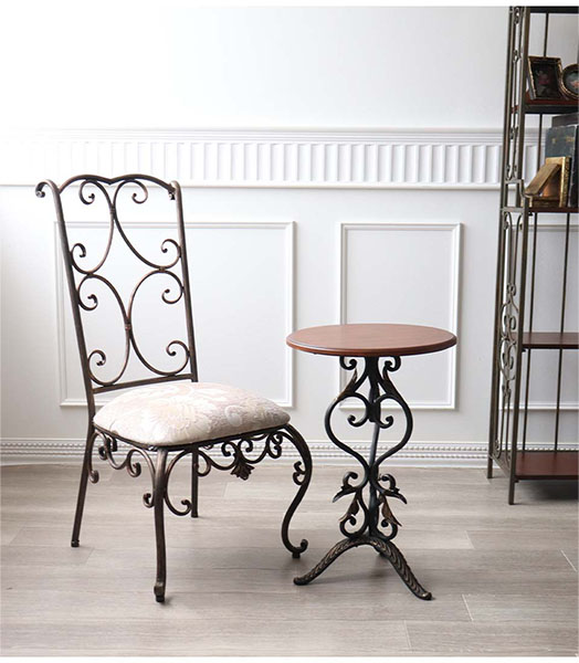 アイアン製 アンティーク調 コンソールテーブル 猫脚 花台 おしゃれ  