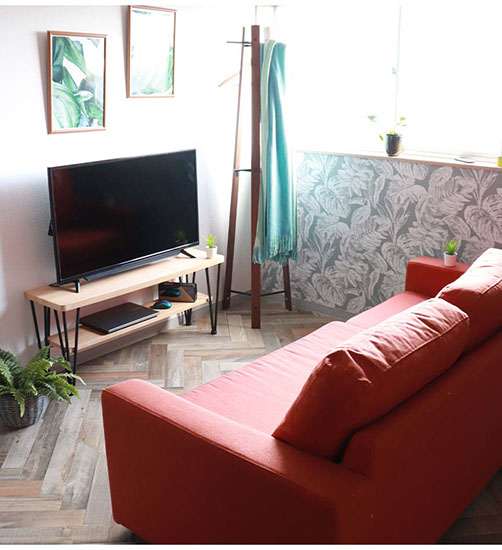 スタイリッシュでおしゃれなロータイプの棚としても使えるっテレビ台 テレビラック 幅105cm 奥行30cm-2