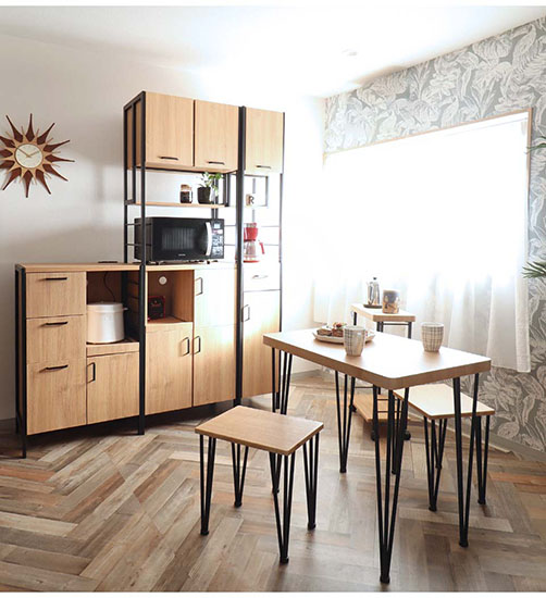 スタイリッシュでおしゃれなロータイプの棚としても使えるっテレビ台 テレビラック 幅105cm 奥行30cm-3