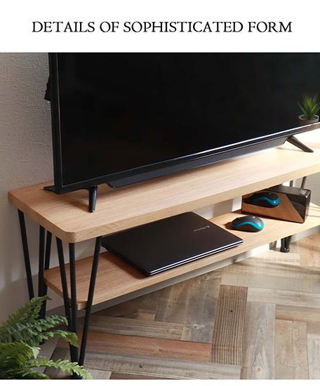 スタイリッシュでおしゃれなロータイプの棚としても使えるっテレビ台 テレビラック 幅105cm 奥行30cm-6