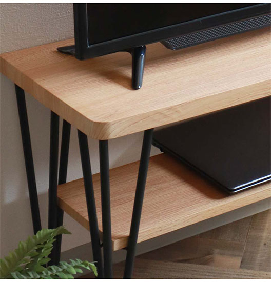 スタイリッシュでおしゃれなロータイプの棚としても使えるっテレビ台 テレビラック 幅105cm 奥行30cm-8